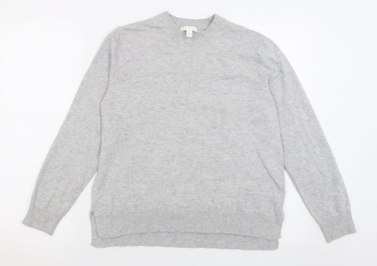 Womens UK Size S H&M Grey Pullover Jumper