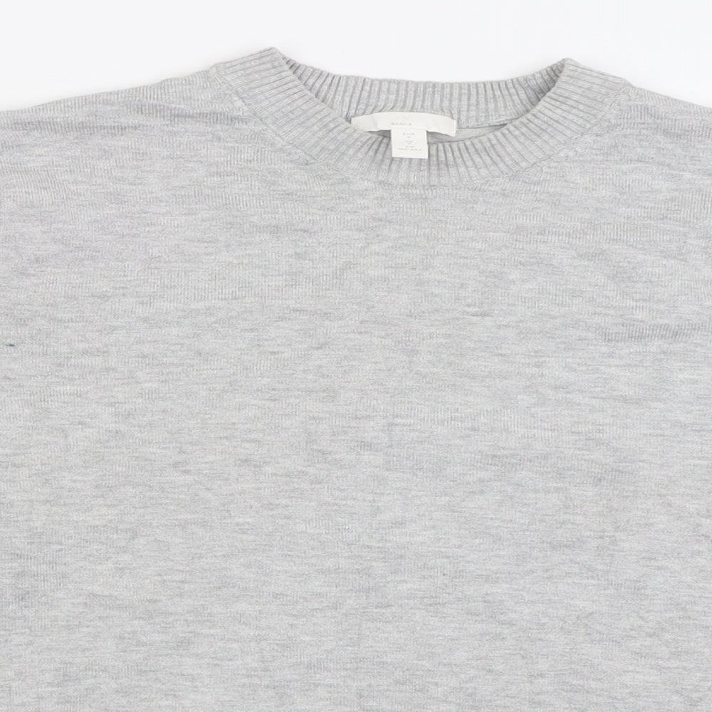 Womens UK Size S H&M Grey Pullover Jumper