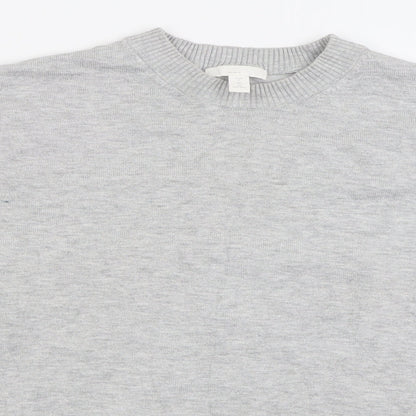 Womens UK Size S H&M Grey Pullover Jumper