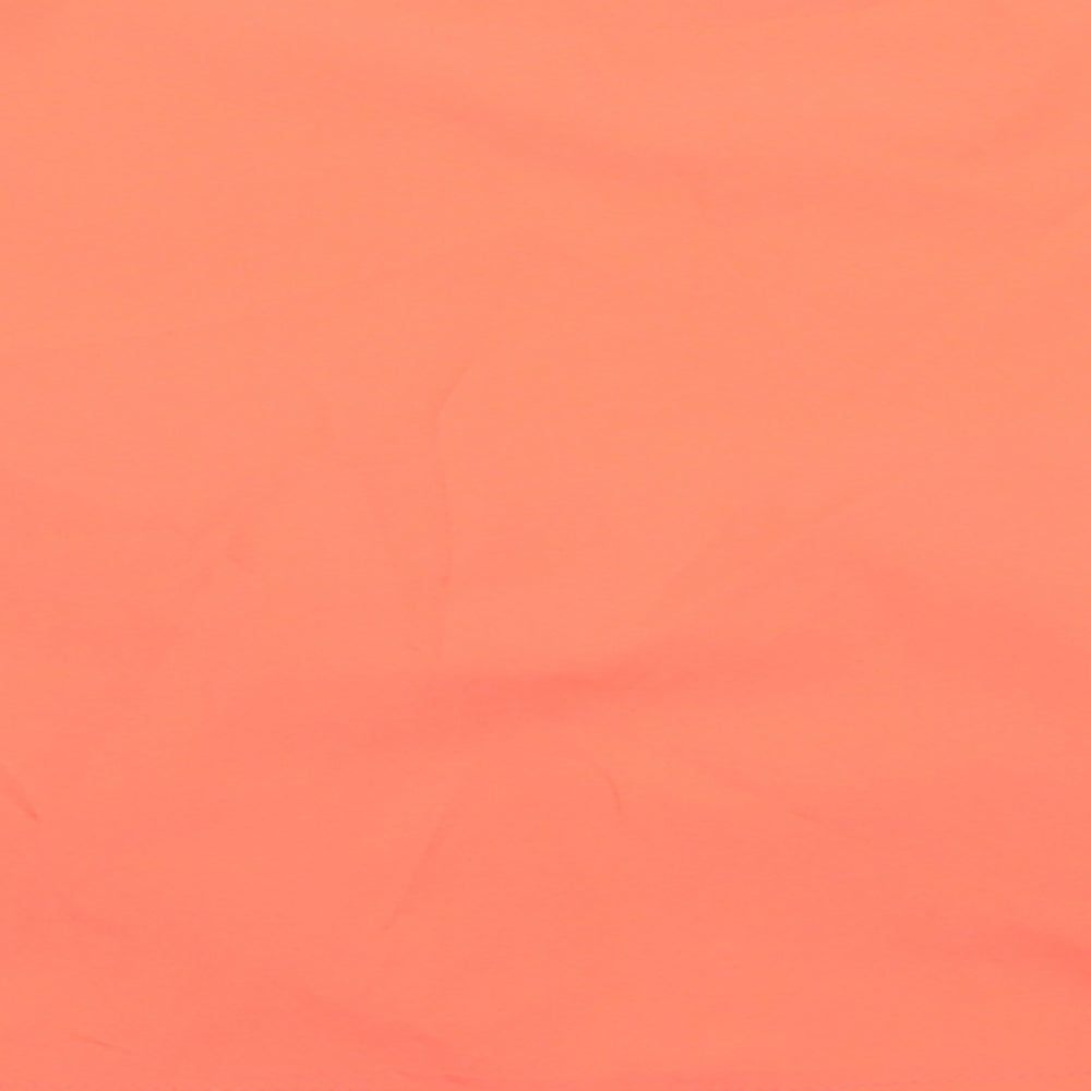 SheIn Womens Orange  Polyester Cropped Blouse Size XL Sweetheart