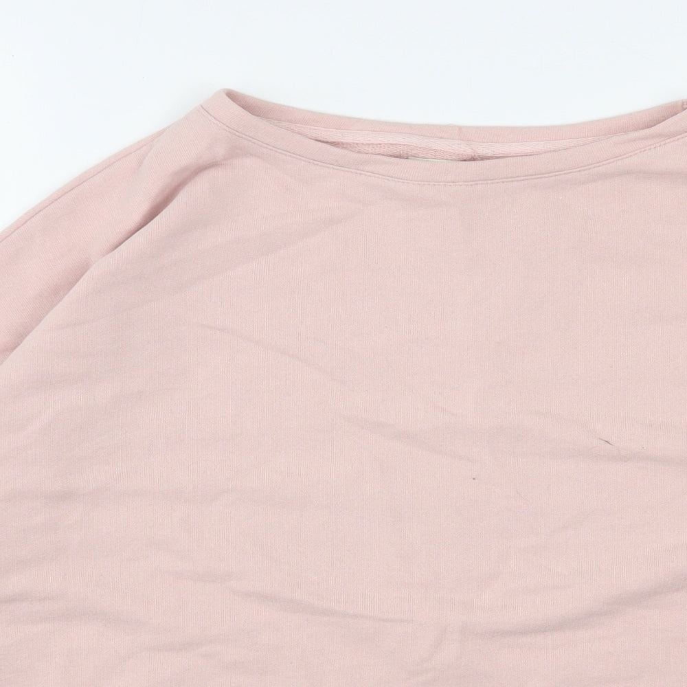 Womens UK Size M Pull&Bear Pink Pullover Sweatshirt