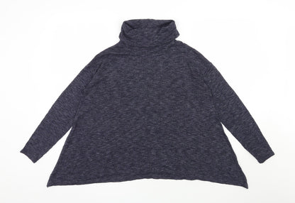 Womens UK Size 10 New Look Blue Pullover Jumper
