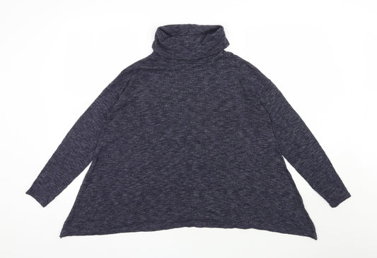 Womens UK Size 10 New Look Blue Pullover Jumper
