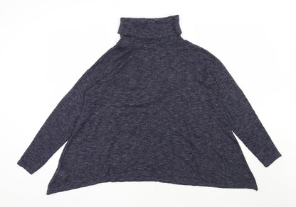 Womens UK Size 10 New Look Blue Pullover Jumper