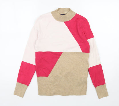 Womens UK Size 8 Marks and Spencer Pink Pullover Jumper