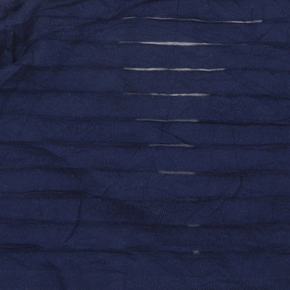 TU Womens Blue V-Neck  Cotton Shrug Jumper Size 10