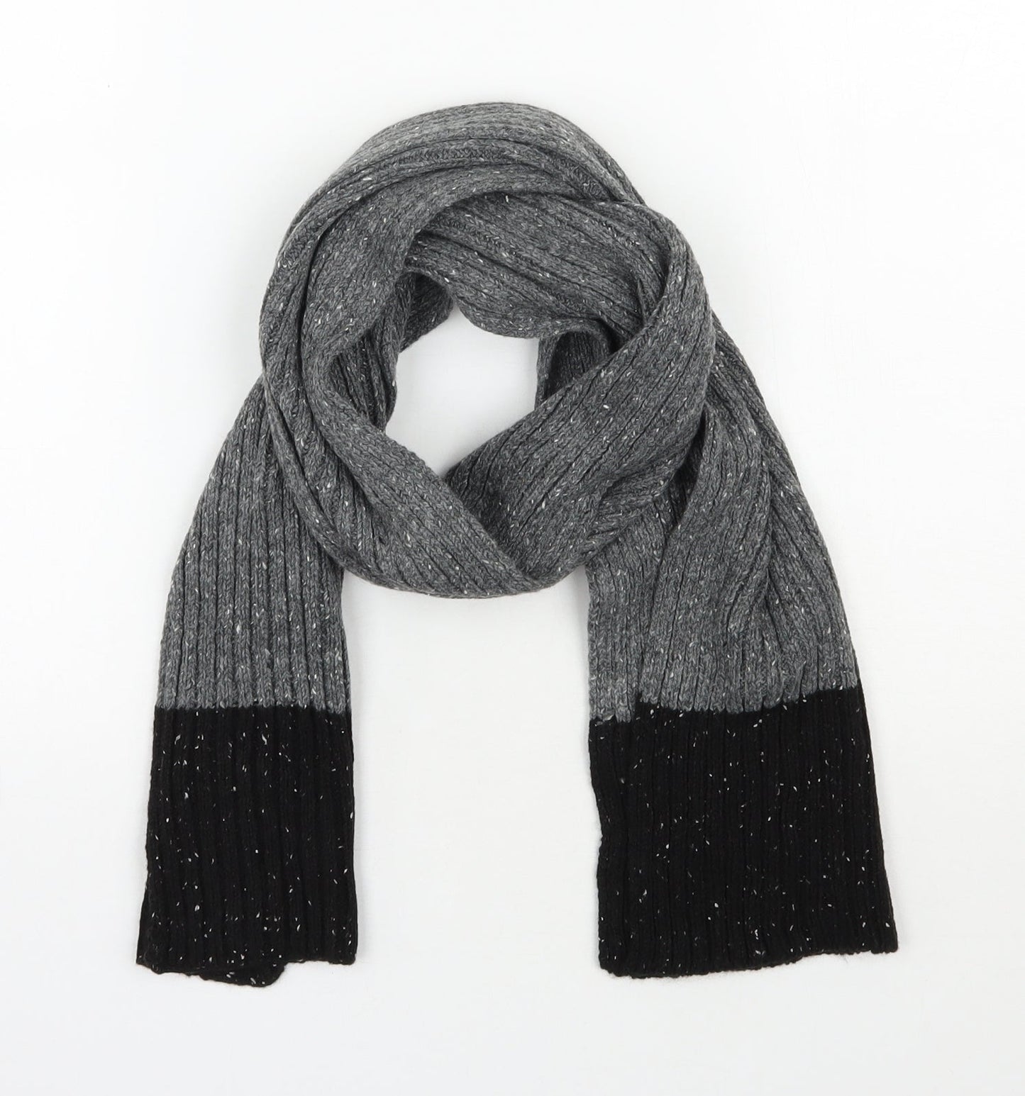 Lambretta Mens Grey  Acrylic Scarf  One Size