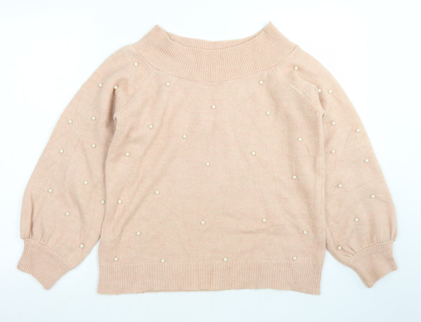 Womens UK Size 10 NEXT Pink Pullover Jumper