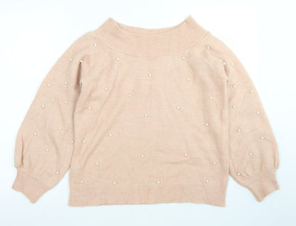 Womens UK Size 10 NEXT Pink Pullover Jumper
