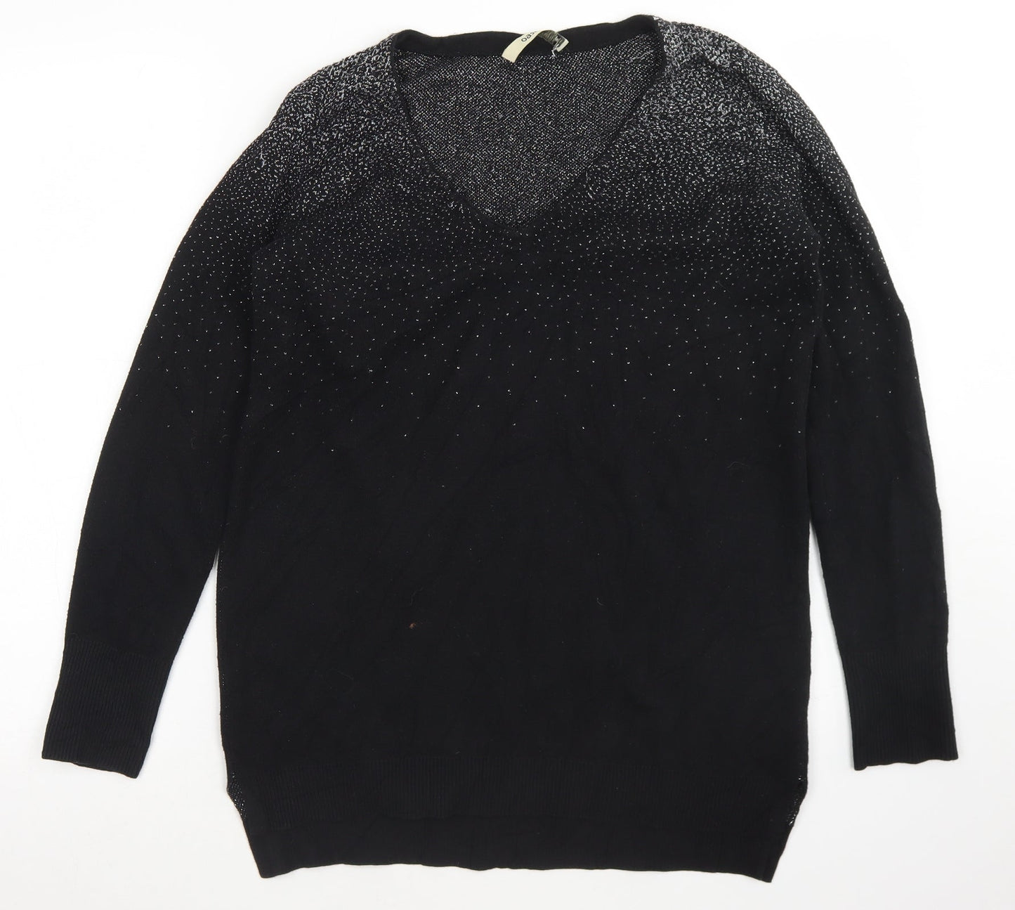 Womens UK Size S Oasis Black Pullover Jumper