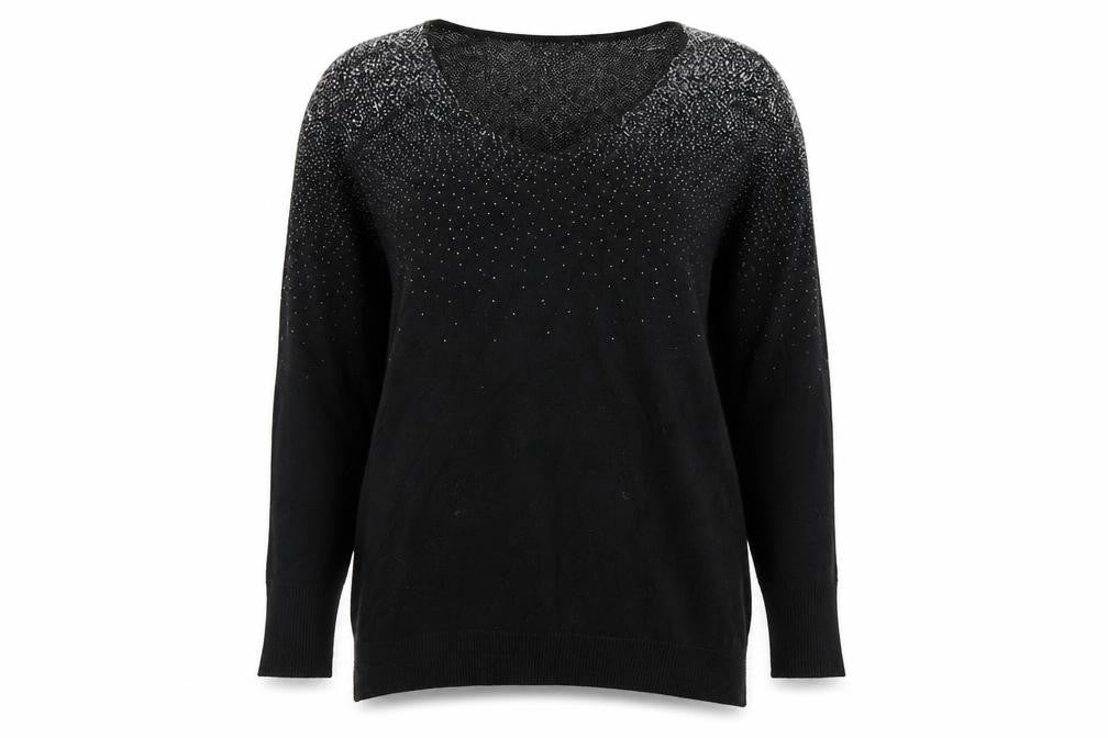 Womens UK Size S Oasis Black Pullover Jumper