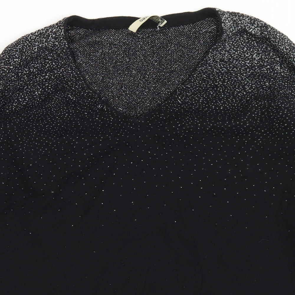 Womens UK Size S Oasis Black Pullover Jumper