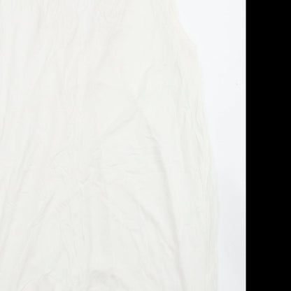 Womens UK Size M Body Flirt White Basic Tank