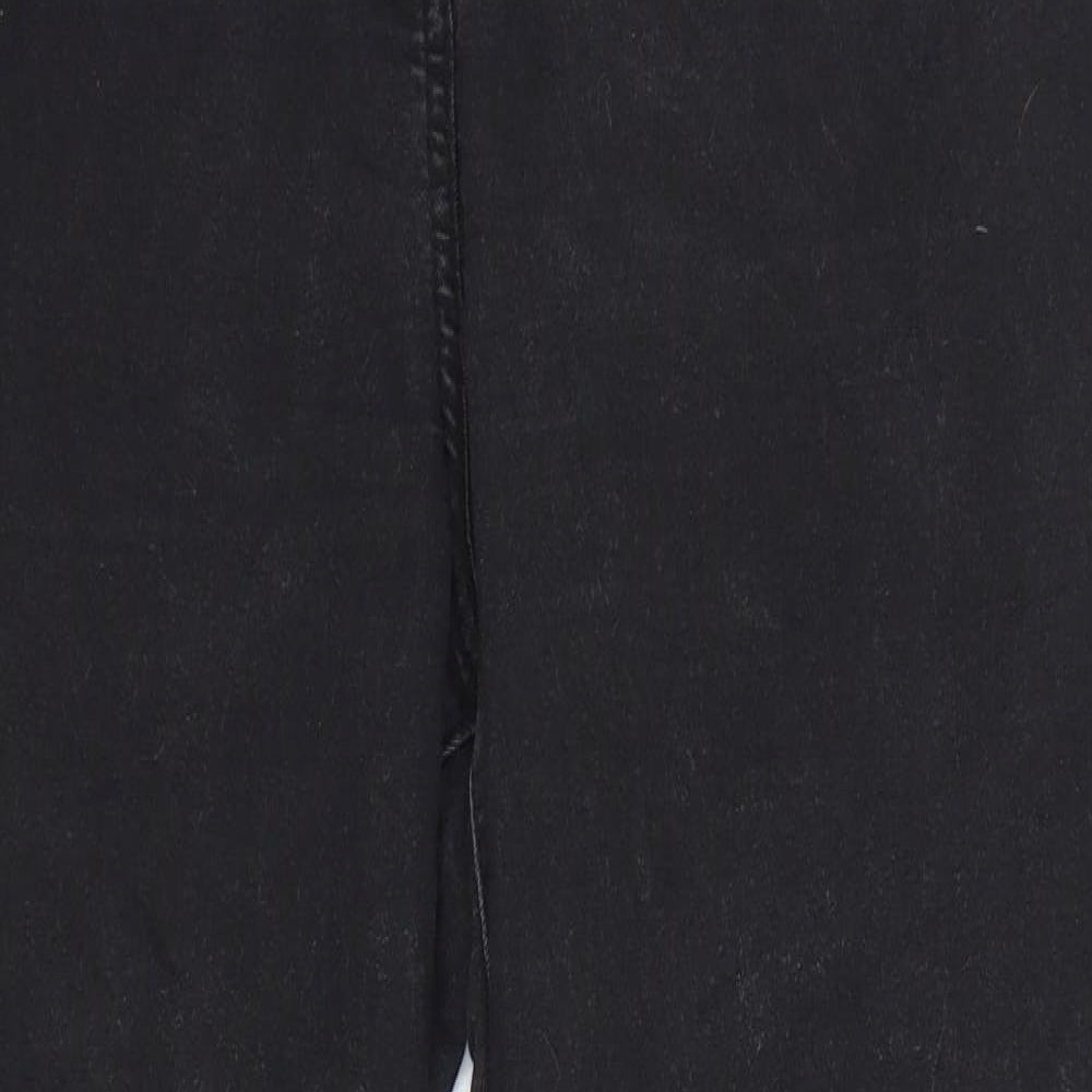 COLLUSION Womens Black  Cotton Skinny Jeans Size 36 in L30 in Regular Button