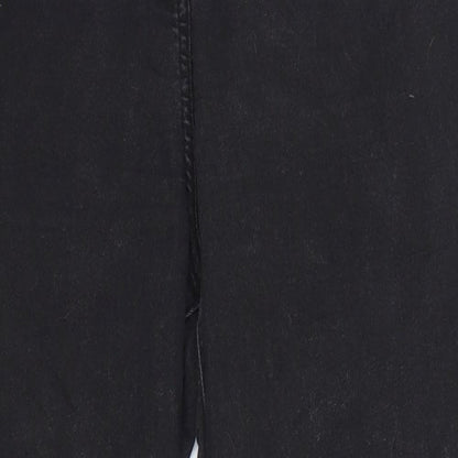 COLLUSION Womens Black  Cotton Skinny Jeans Size 36 in L30 in Regular Button