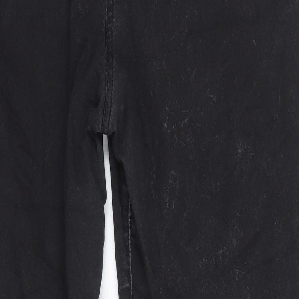 COLLUSION Womens Black  Cotton Skinny Jeans Size 36 in L30 in Regular Button