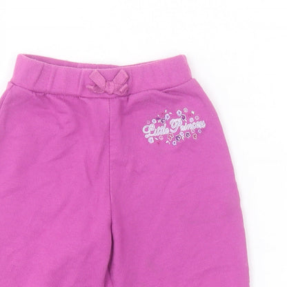Dunnes Baby Pink  Cotton Sweatpants Trousers Size 6-9 Months  Pullover - Little Princess