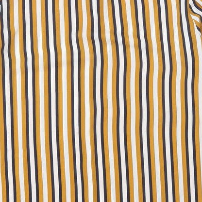 Primark Womens Multicoloured Striped Polyester Basic Button-Up Size 12 Collared