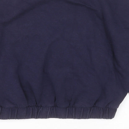 H&M Girls Blue  Cotton Pullover Sweatshirt Size 11-12 Years  Pullover