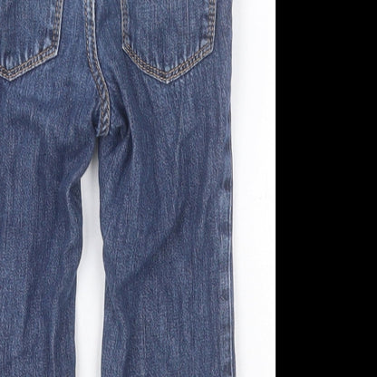Gap Baby Blue  Cotton Jogger Jeans Size 12-18 Months  Button