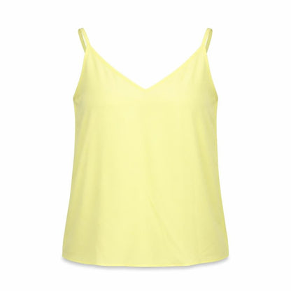 Womens UK Size 14 F&F Yellow Basic Blouse