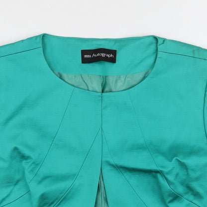 Autograph Womens Green   Jacket  Size 12  Hook & Loop