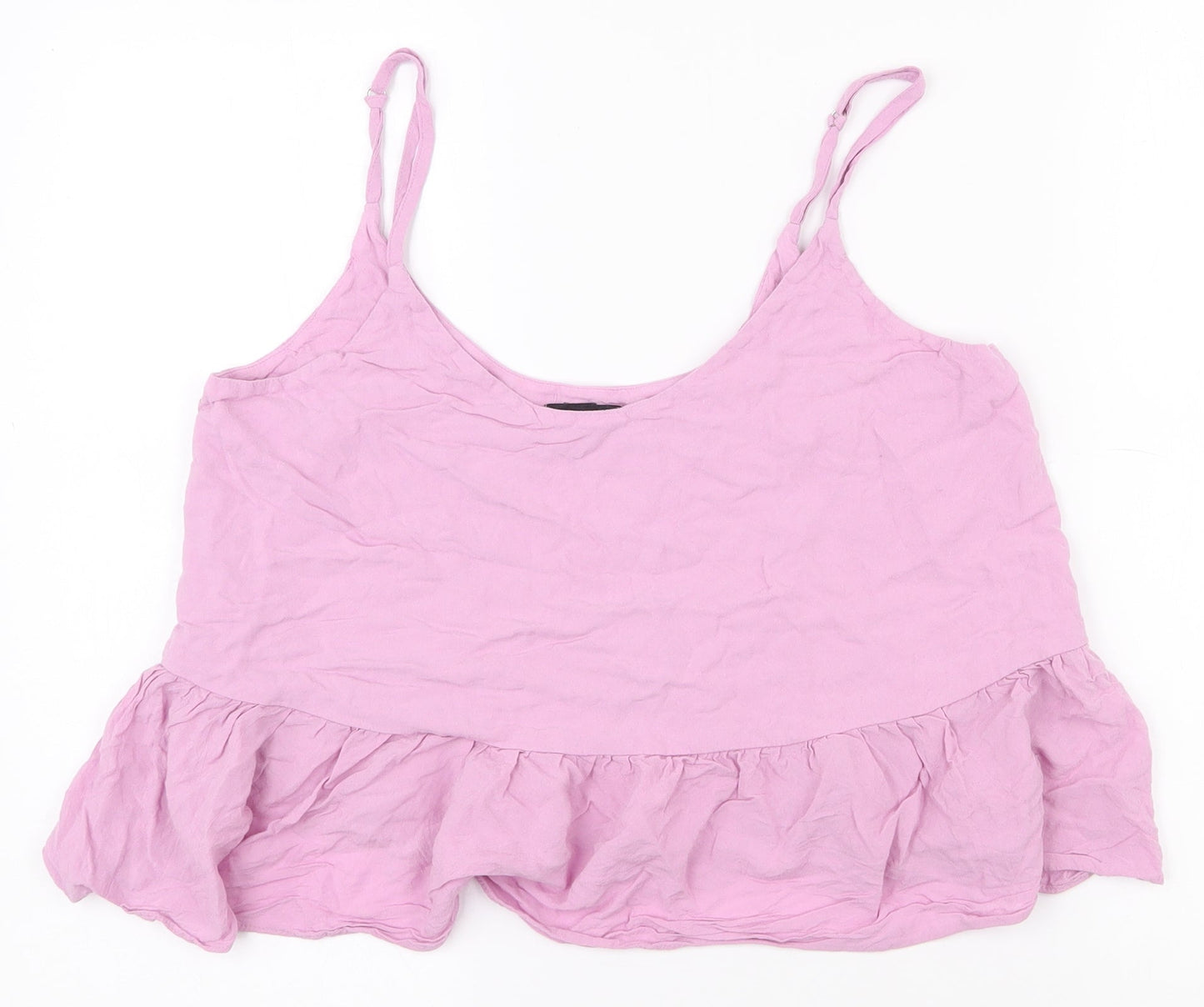 Womens UK Size 10 Topshop Purple Camisole Tank