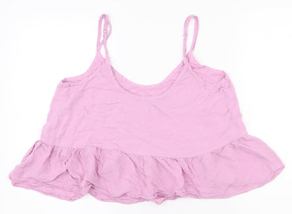 Womens UK Size 10 Topshop Purple Camisole Tank