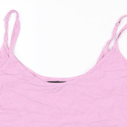 Womens UK Size 10 Topshop Purple Camisole Tank