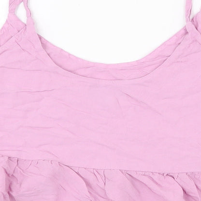Womens UK Size 10 Topshop Purple Camisole Tank