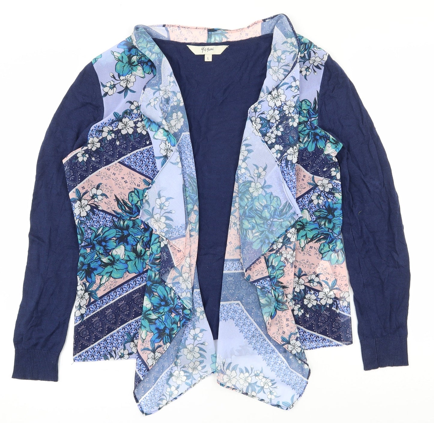 Womens UK Size L Yumi Multicoloured Cardigan Jumper