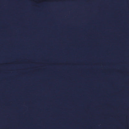 Primark Boys Blue  100% Cotton Pullover Polo Size 5-6 Years Crew Neck Pullover