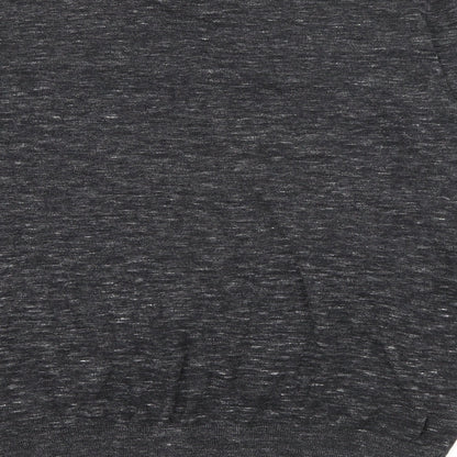 F&F Mens Grey Crew Neck  Cotton Pullover Jumper Size M