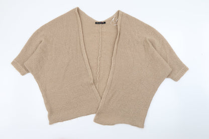 Womens UK Size 14 Select Beige Cardigan Jumper
