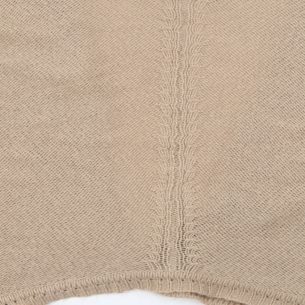 Womens UK Size 14 Select Beige Cardigan Jumper