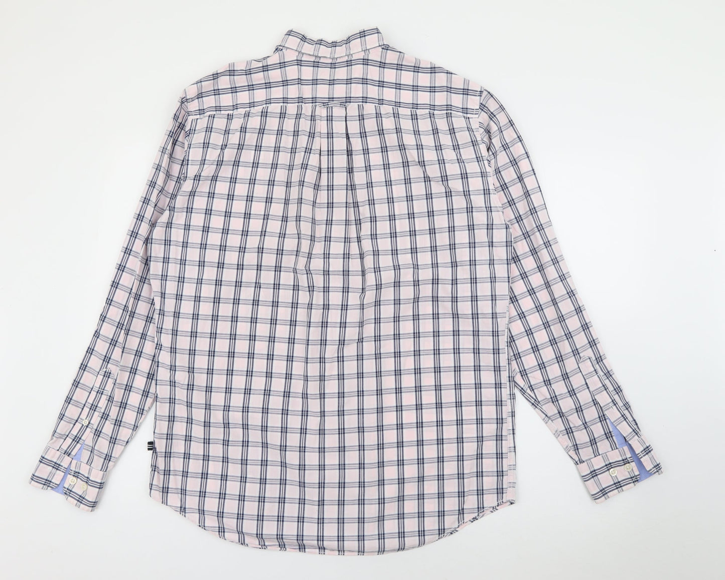 Mens UK Size M Nautica Pink  Button-Up Long Sleeve Casual Shirt