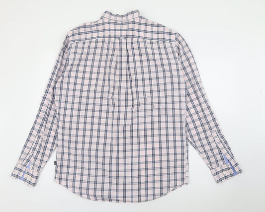 Mens UK Size M Nautica Pink  Button-Up Long Sleeve Casual Shirt