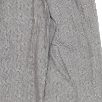 Evans Womens Brown  Polyester Trousers  Size 20 L27 in Regular
