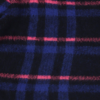 F&F Womens Multicoloured High Neck Plaid Acrylic Pullover Jumper Size 6
