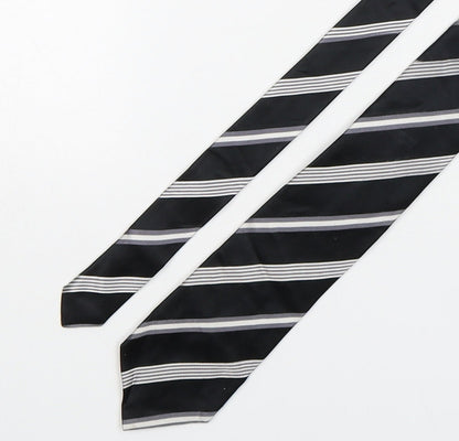 PreWorn  Mens Multicoloured Striped Silk Pointed Tie One Size