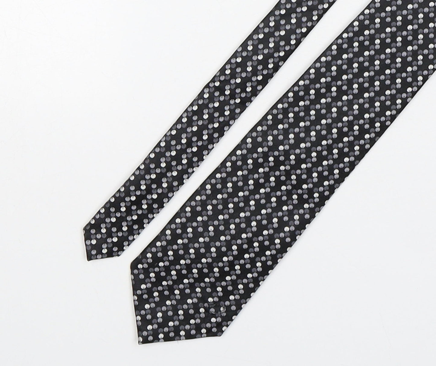 Marks and Spencer Mens Multicoloured Polka Dot Silk Pointed Tie One Size