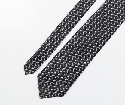 Marks and Spencer Mens Multicoloured Polka Dot Silk Pointed Tie One Size