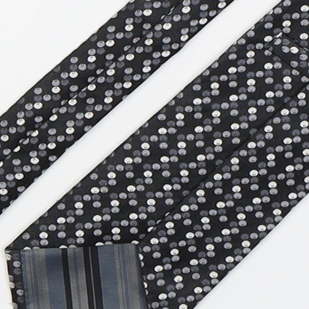 Marks and Spencer Mens Multicoloured Polka Dot Silk Pointed Tie One Size