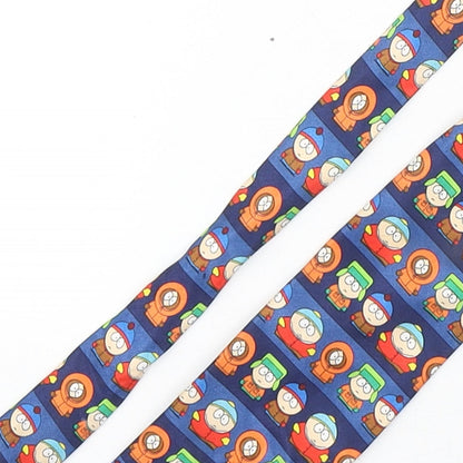 Marks and Spencer Mens Multicoloured Geometric Polyester Pointed Tie One Size - South