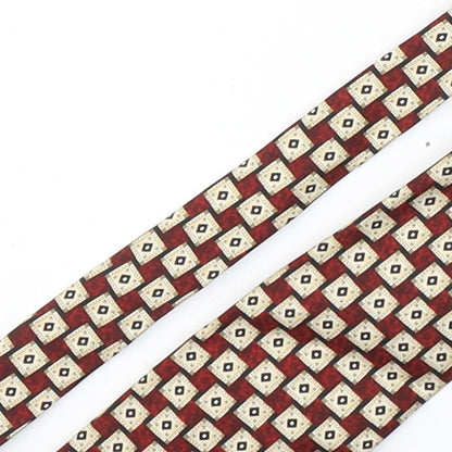 NEXT Mens Multicoloured Geometric Silk Pointed Tie One Size