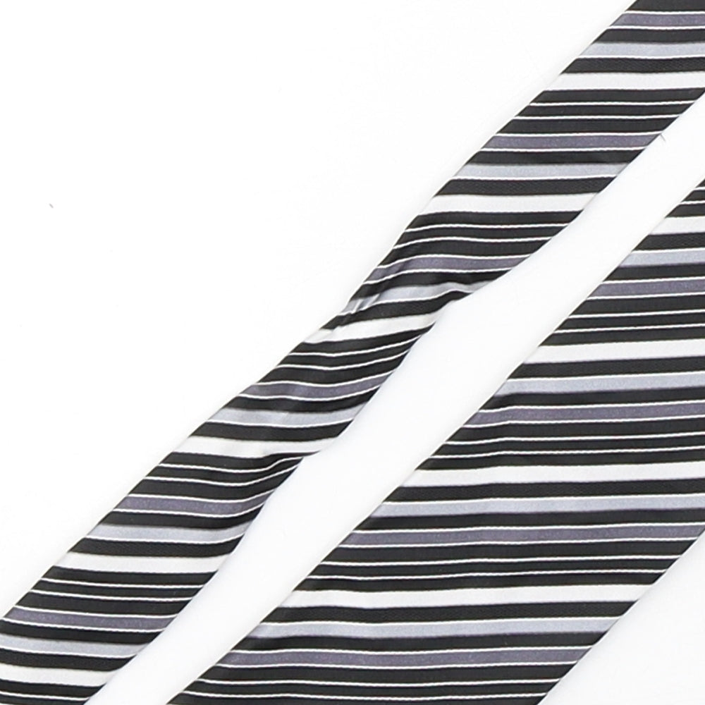 NEXT Mens Multicoloured Striped Silk Pointed Tie One Size