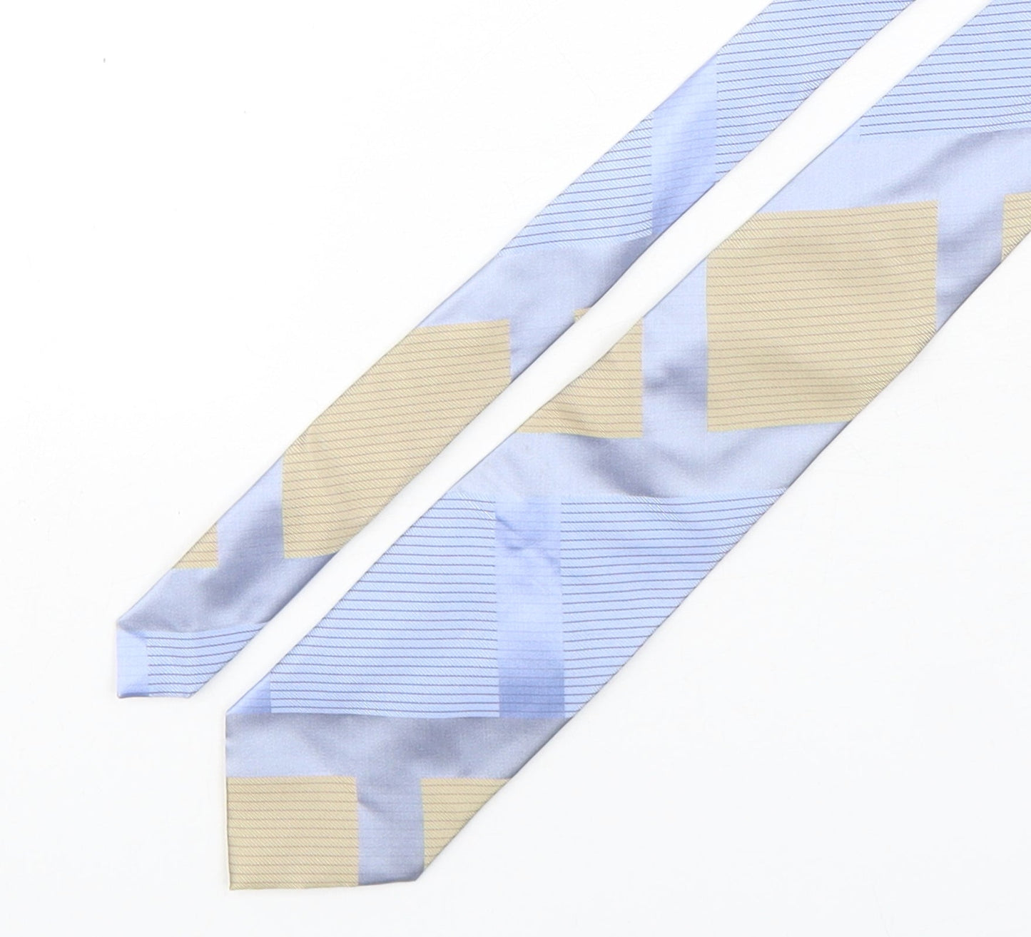 Marks and Spencer Mens Multicoloured Geometric Silk Pointed Tie One Size