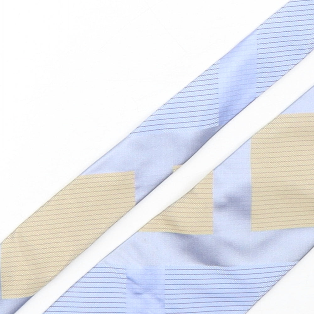 Marks and Spencer Mens Multicoloured Geometric Silk Pointed Tie One Size