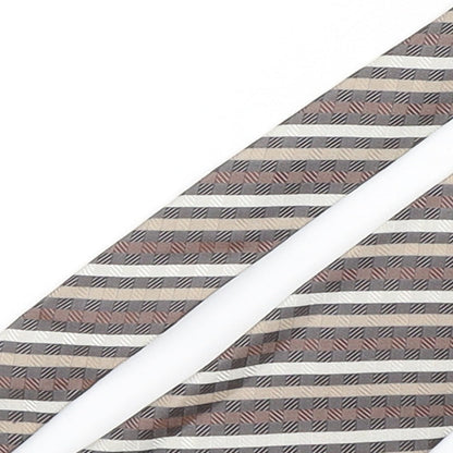 NEXT Mens Multicoloured Striped Silk Pointed Tie One Size