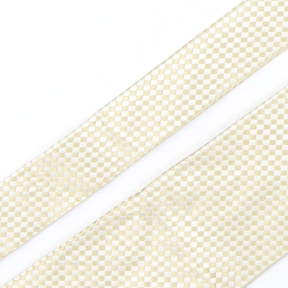 NEXT Mens Multicoloured Plaids & Checks Silk Pointed Tie One Size